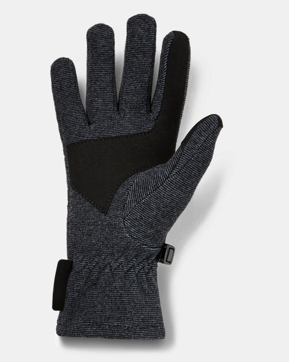 Kids' ColdGear® Infrared Fleece Gloves, Black, pdpMainDesktop image number 1